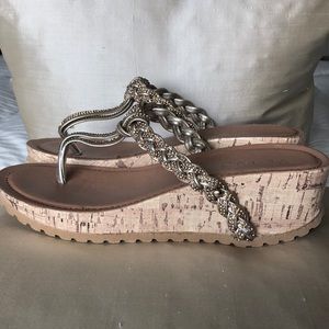 Dressy platform sandals